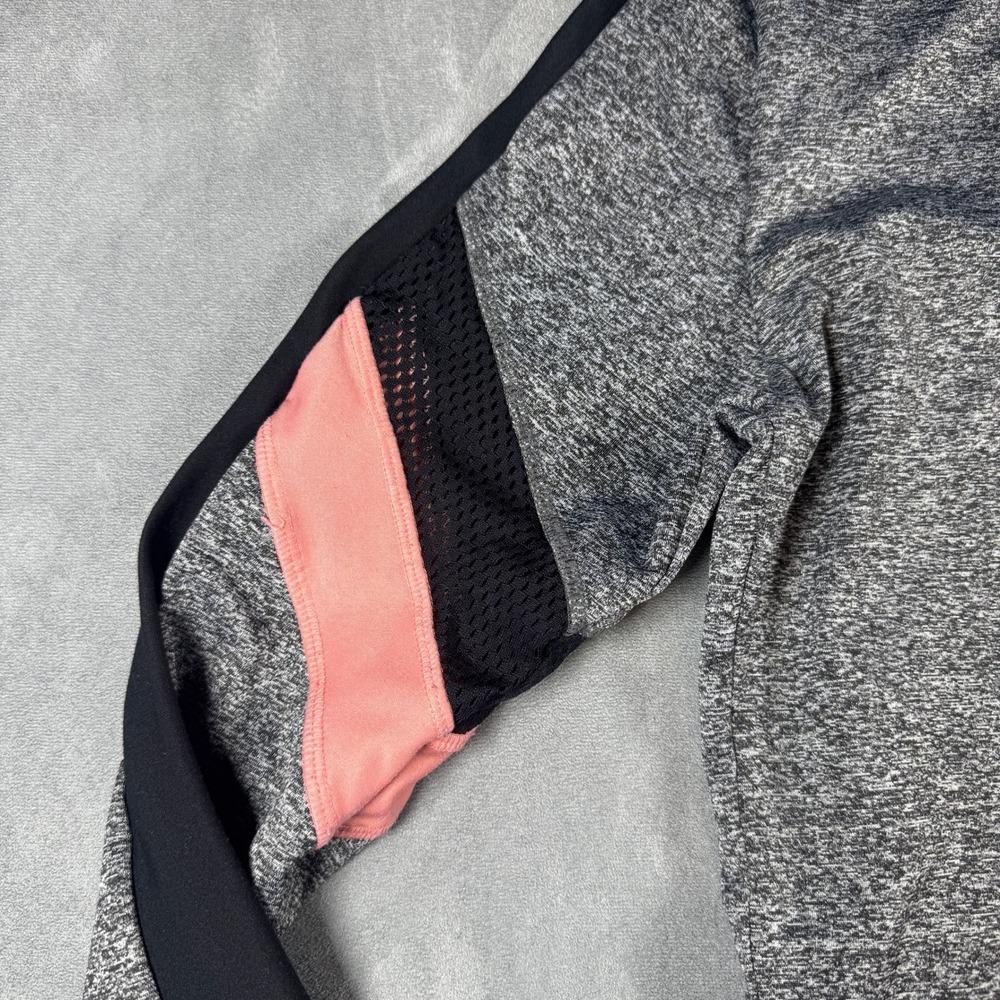 C&C California Women's Medium Full-Zip Gray Space-Dye Activewear Jacket - Picture 3 of 11